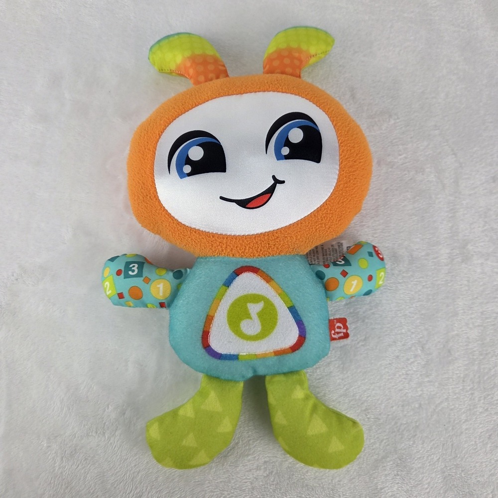 Fisher Price DJ Groovin' Go Light Up Plush Musical Baby Toy Used Tested Works